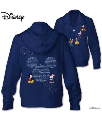 Bradford Exchange Ladies Forever Disney Mickey & Friends Hoodie Sz Small NEW