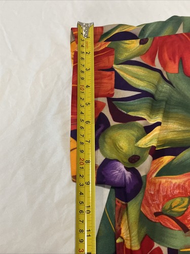 Vintage Jessica Howard 80er Jahre Kurzarm tropische Blumen Strampler Damengröße 14P - Bild 11 von 15