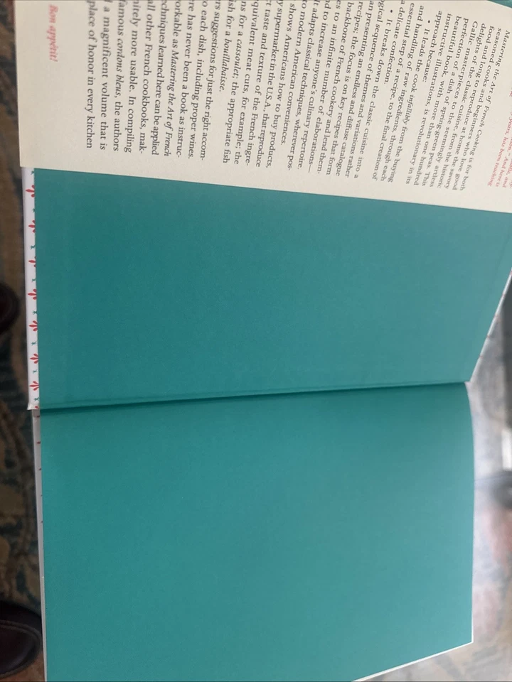 Mastering the Art of French Cooking Julia Child 40th Anniversary Edition Vol 1 Foto 4 de 4