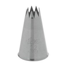 Ateco Steel Open Star Pastry Tip - #22