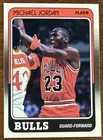 1988-89 FLEER MICHAEL JORDAN NBA BASKETBALL CARD #17 READ DESC