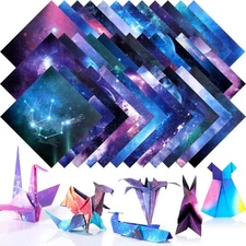 150 Sheets Double Sided Origami Paper Kit 6 x 6 Inch Beautiful Sky Scrapbook Pap