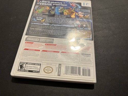Super Mario Galaxy Nintendo Wii (2007) CIB Complete Authentic Tested & Works! - Picture 18 of 18