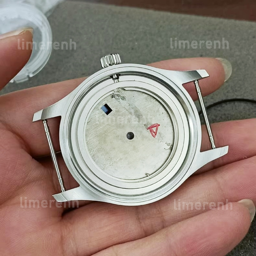 Kit cinturino 40 mm 316L Mark 17 stile cassa & per IWC ETA2824 - senza movimento - Foto 3 di 7