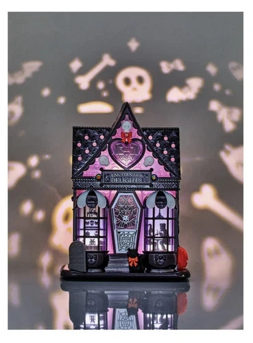 Bath & Body Works Halloween Süßwarenladen Projektion Wandfl Neu mit Etikett kostenloser Versand LETZTER - Bild 2 von 6