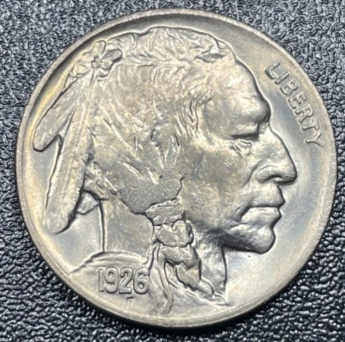 1926-P Buffalo Nickel 5c Choice Uncirculated/BU Better Date