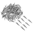  100 Stück Krokodilklemmen: Mini-Krokodilklemmen für Tischkarten-Bastelklammern