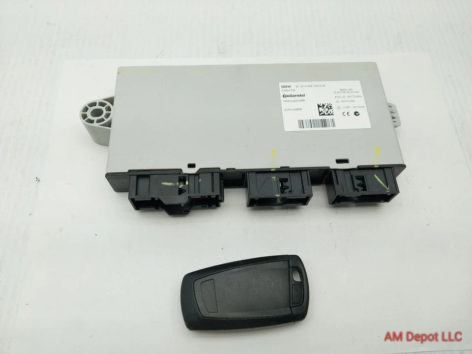 BMW 535i 550i GT 2012 F07 CAS módulo de control CAS4 con llavero 61359268749 Foto 2 de 4