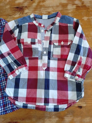 Jungen H&M Set Bestehend aus 2 Hemden Und Einer Family Jeans In Größe 80🧸🚜 - Bild 5 von 14