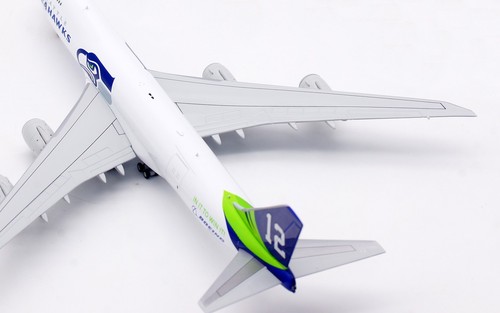 1:400 HX Model Boeing B747-8F N841BA 'House Color' Diecast Aircraft Model Jet - Picture 11 of 15