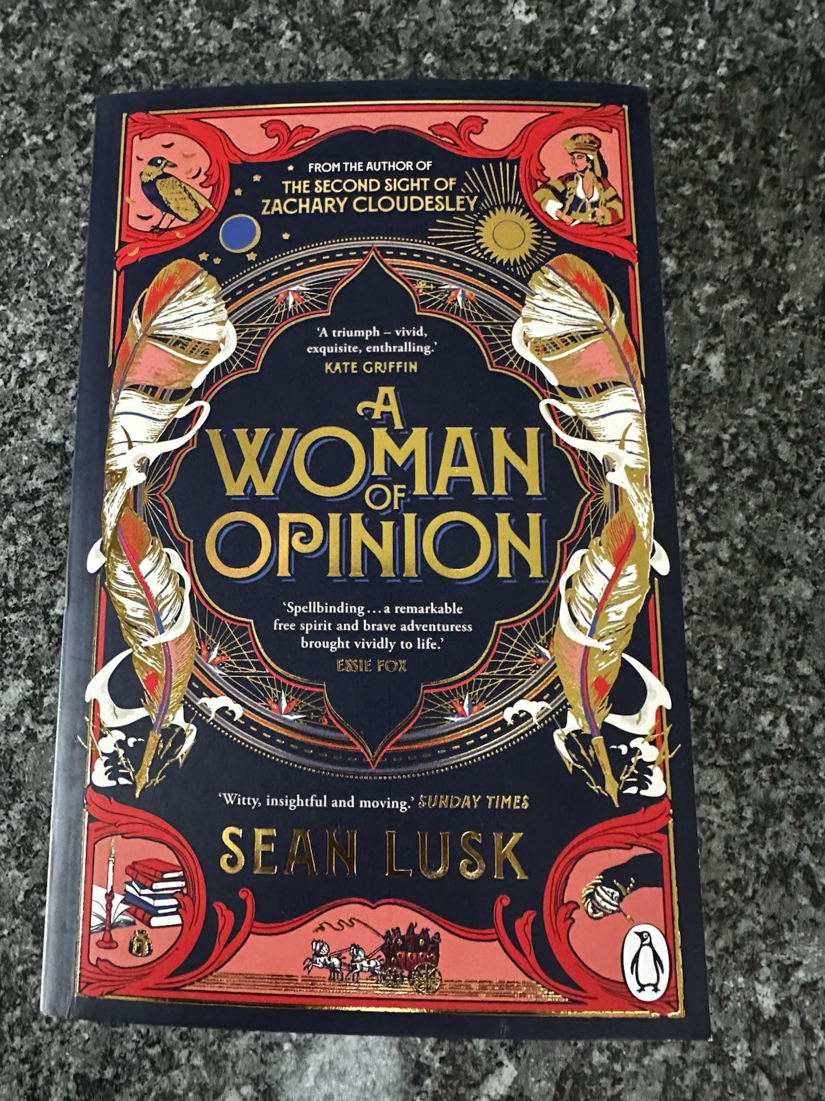 PAPERBACK BOOK A WOMAN OF OPINION SEAN LUSK 9781804994368 EXCELLENT FREEPOST
