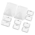  12pcs Kunststoffvorlage Lineal für das Schreiben und Zeichnen von