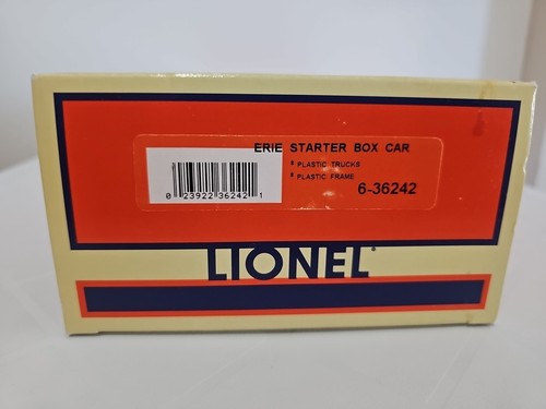 LIONEL #6-36242 ERIE STARTER BOX CAR NEW - Picture 4 of 5