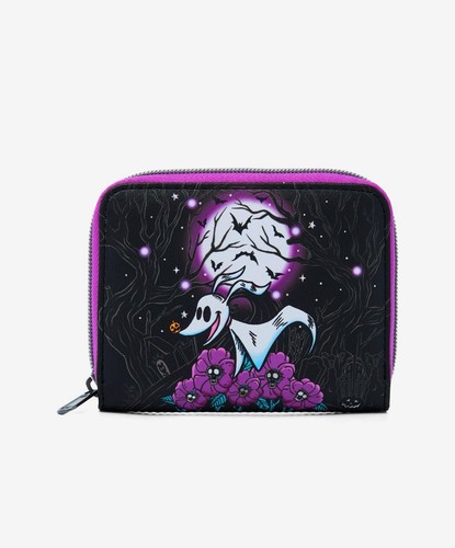 Loungefly The Nightmare Before Christmas Zero Moon Doodle Mini Reißverschluss Geldbörse