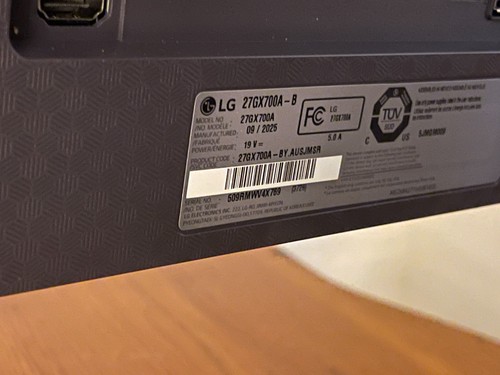 27 Inch UltraGear™ OLED QHD 280Hz 0.03ms G-Sync® Compatible Gaming Monitor - Picture 4 of 7