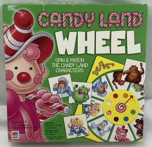 2002 Candy Land Wheel Spiel von Milton Bradley vollständig in hervorragendem Zustand KOSTENLOSER VERSAND - Bild 6 von 6