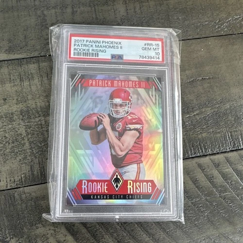 Panini 2017 Phoenix Rookie Rising Patrick Mahomes II RR-15 PSA 10 Chiefs NFL