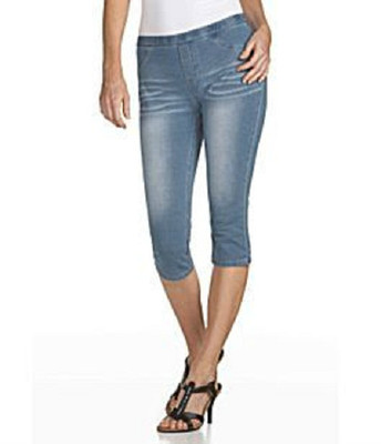 HUE Style #11334 Skinny Jeanz Capri Leggings Retail $30.00