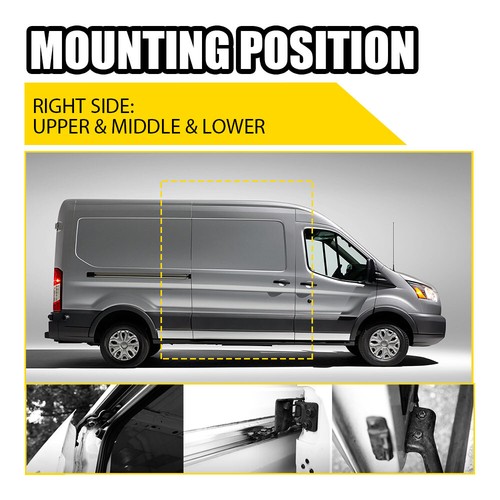 3X Right Sliding Door Hinge Roller For 2015-20 Ford Transit-150 250 350 350HD O - Picture 9 of 12