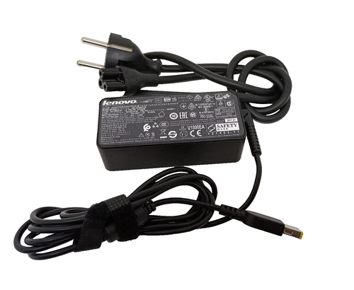LENOVO 45W ORIGINALE Adattatore Alimentatore Power Supply Slim Tip + Cavo Schuko - Photo 2/6