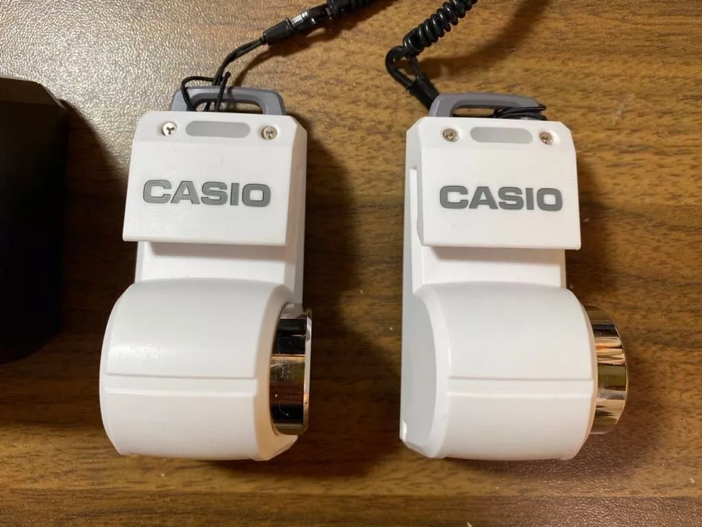 CASIO Logosease LGS-RG005 Set of 2 Dive Transceiver White Very Good Condition