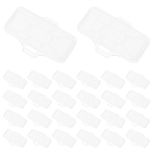 100 Pcs Cable Sign Clear Plastic Label Holders Identification Labels - 第 5/12 張圖片
