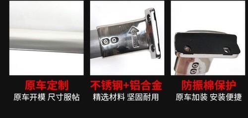 Stainless steel aluminum alloy Luggage rack crossbar fit For Acura RDX 2019-2021 - Picture 9 of 9