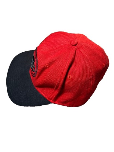 Southpole Ball Cap Hat Snapback Adjustable Red Hip Hop Rap Skater Rave Grunge - Picture 7 of 12