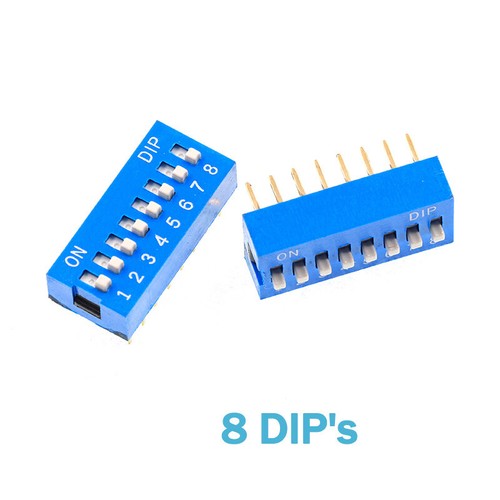 Slide Dip Switch Module 2.54mm DIL SPST PCB Breadboard Raspberry PI 1-8P - Picture 18 of 22