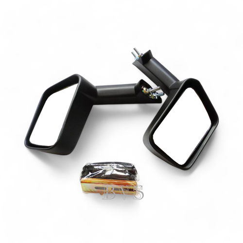 Black Install JDM Fender Mirrors RH&LH For 1986-1987 Mazda B2000 Pickup Truck - Picture 3 of 13