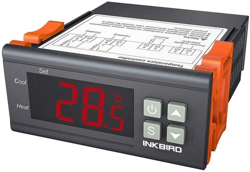 220 Inkbird Digital Temperature Controller Dual Relay Output Temp Control Heater - Picture 1 of 9