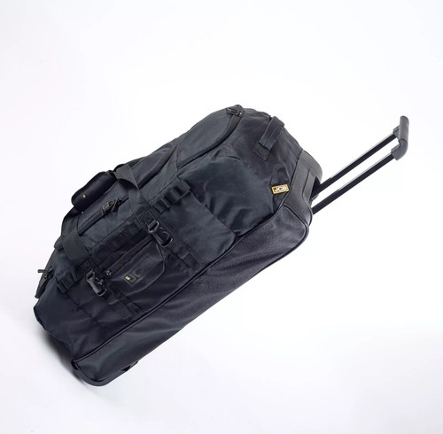 JCB Wheeled Holdall Duffle Bag Travel Suitcase Hold Luggage Sports Gym Bag 71L - Picture 2 of 12