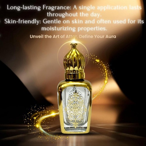 Egyptian Musk Perfume Oils, Aromatic Oud Scented Oil Personal Roll-On Attar 10ml - Picture 3 of 5