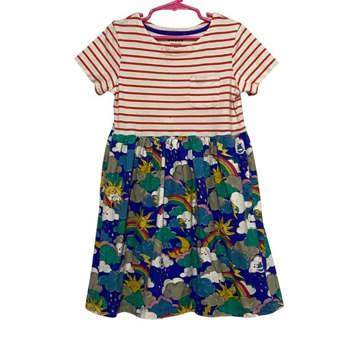 Mini Boden T-Shirt Dress Girls S Weather Science Summer Spring Play Clothes - Picture 1 of 6