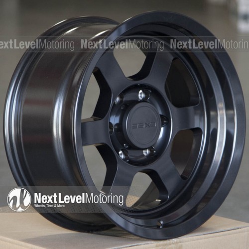 4 17x8.5 6x139.7 -10mm CARBON GRAY TE37XT STYLE WHEELS FITS TACOMA 4RUNNER GX - Picture 9 of 10