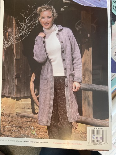Leisure Arts 3316 TODAY'S KNIT FASHIONS 14 Knitting Patterns Woman's Sweaters - Picture 2 of 2