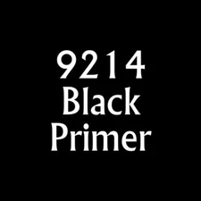 BRUSH-ON BLACK PRIMER Reaper Minis Master Series Paints REM09214 (0.5 oz Bottle)