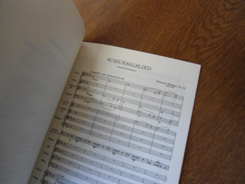 No.1601 BRAHMS Schicksalslied Op.54 - Edition EULENBURG Orchestra Score - Picture 8 of 11