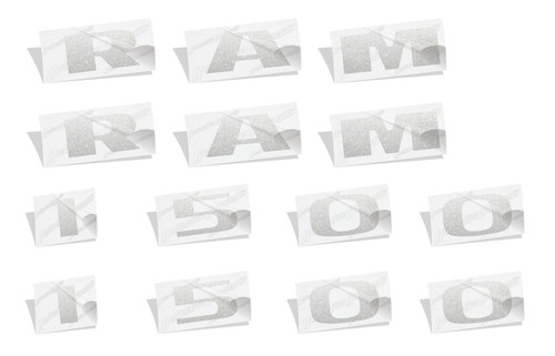 2011-2012 Ram 1500 Door Badge Overlay Decals - Picture 68 of 72