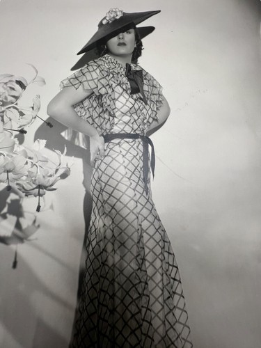ORIGINAL Vintage Photo Hollywood Fashion Model 60s Mid Century 11”x14” - 第 2/6 張圖片