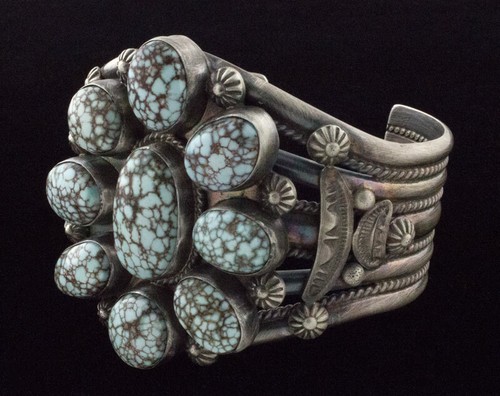 Brazalete con racimo turquesa Dry Creek natural de alta calidad de Ella M. Linkin - Imagen 4 de 5