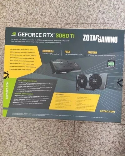 Carte Graphique ZOTAC GAMING GeForce RTX 3060 Ti Twin Edge LHR 8Go GDDR6 - Afbeelding 2 van 5
