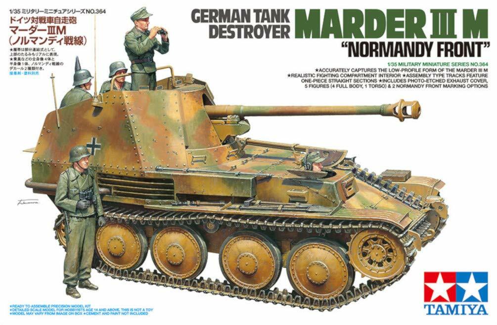Tamiya 35364 1 35 WWII Marder III M German Tank Destroyer Normandy Front Model Tamiya 35364 1 35 WWII Marder III M German Tank Destroyer Normandy Front Model