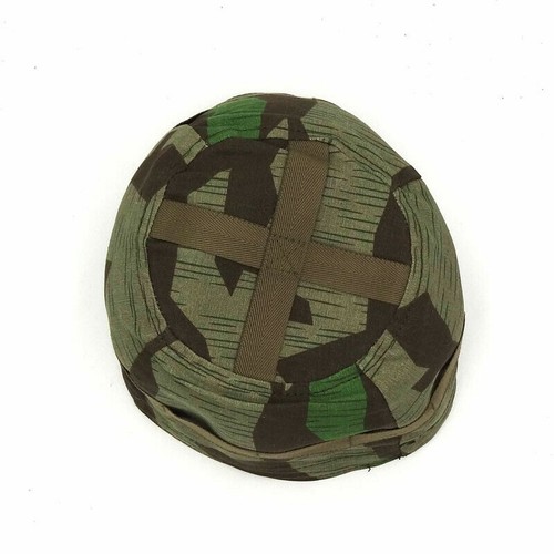 Segunda Guerra Mundial Alemán Segunda Guerra Mundial Paracaidista Paracaidista M38 Casco Cubierta Gorra Astilla Camuflaje - Imagen 2 de 4