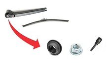 VW PASSAT 3C VARIANT B6 05-10 HINTEN HECK WISCHERARM WISCHER Spritzdüse Tülle