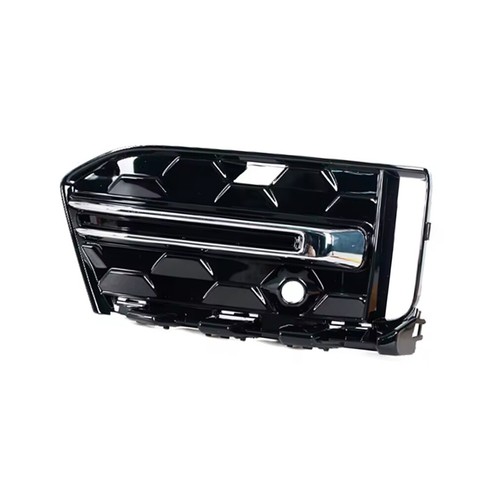 Pair Front Bumper Fog Light Grille Cover Trim For Audi A6L C8PA 2023 Black - Picture 11 of 14