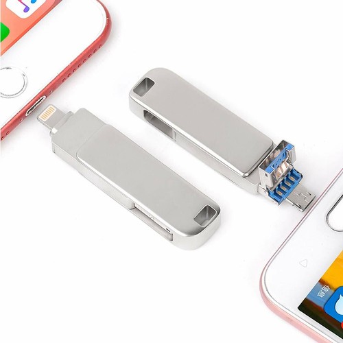 1TB 256GB USB 3.0 OTG Flash Drive Memory Stick Pen Disk 3in1 For iPhone Android - Photo 7/12