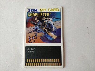 CHOPLIFTER SEGA SC-3000 Card Mark 3,SG-1000 Game My Card,Manual,Boxed set-d0309 CHOPLIFTER SEGA SC-3000 Card Mark 3,SG-1000 Game My Card,Manual,Boxed set-d0309