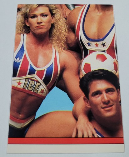 1991 Topps American Gladiators Stickers #9 Thunder - Picture 2 of 2