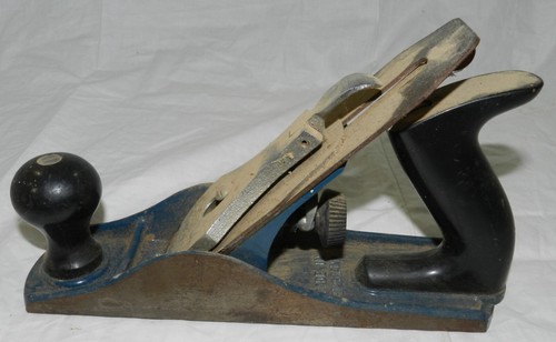 Lot H - Vintage Stanley Zimmermann Holzhobel - glatter Boden - 9 5/8" lang - Bild 1 von 5